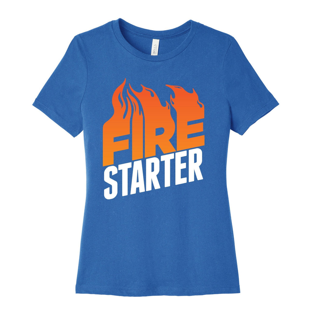Fire Starter Women's Cotton Tee Hoodie, Sweatshirt | CoreVibeTees.com (Image 3)