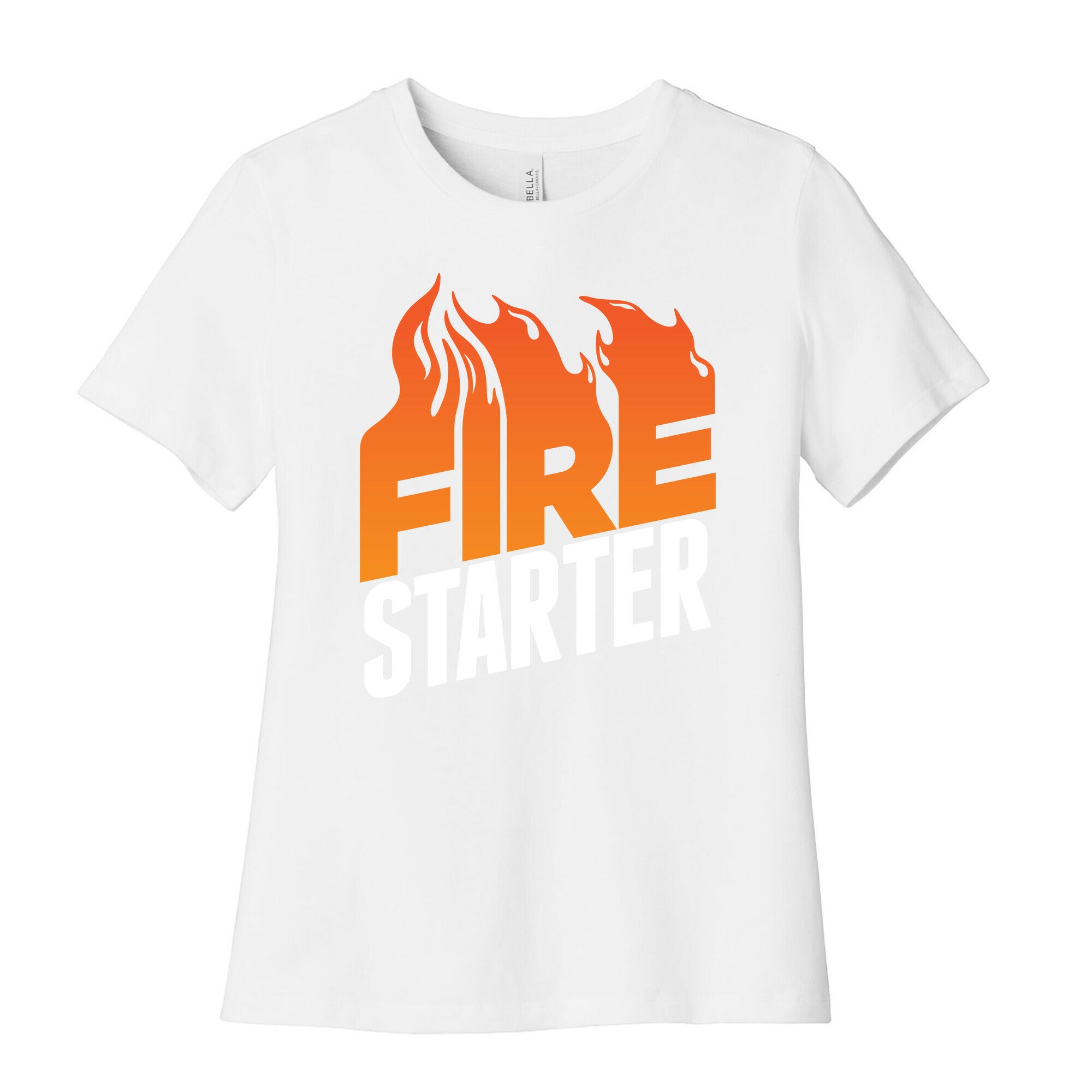 Fire Starter Women's Cotton Tee Hoodie, Sweatshirt | CoreVibeTees.com (Image 4)
