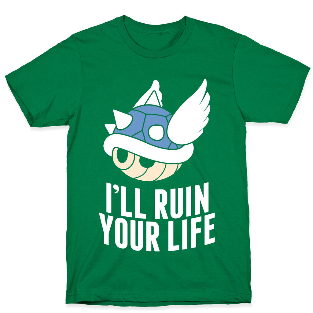 Blue Shell Will Ruin Your Life T-Shirt Hoodie, Sweatshirt | CoreVibeTees.com (Image 3)