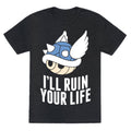 Blue Shell Will Ruin Your Life Unisex Triblend Tee Hoodie, Sweatshirt | CoreVibeTees.com (Image 1)