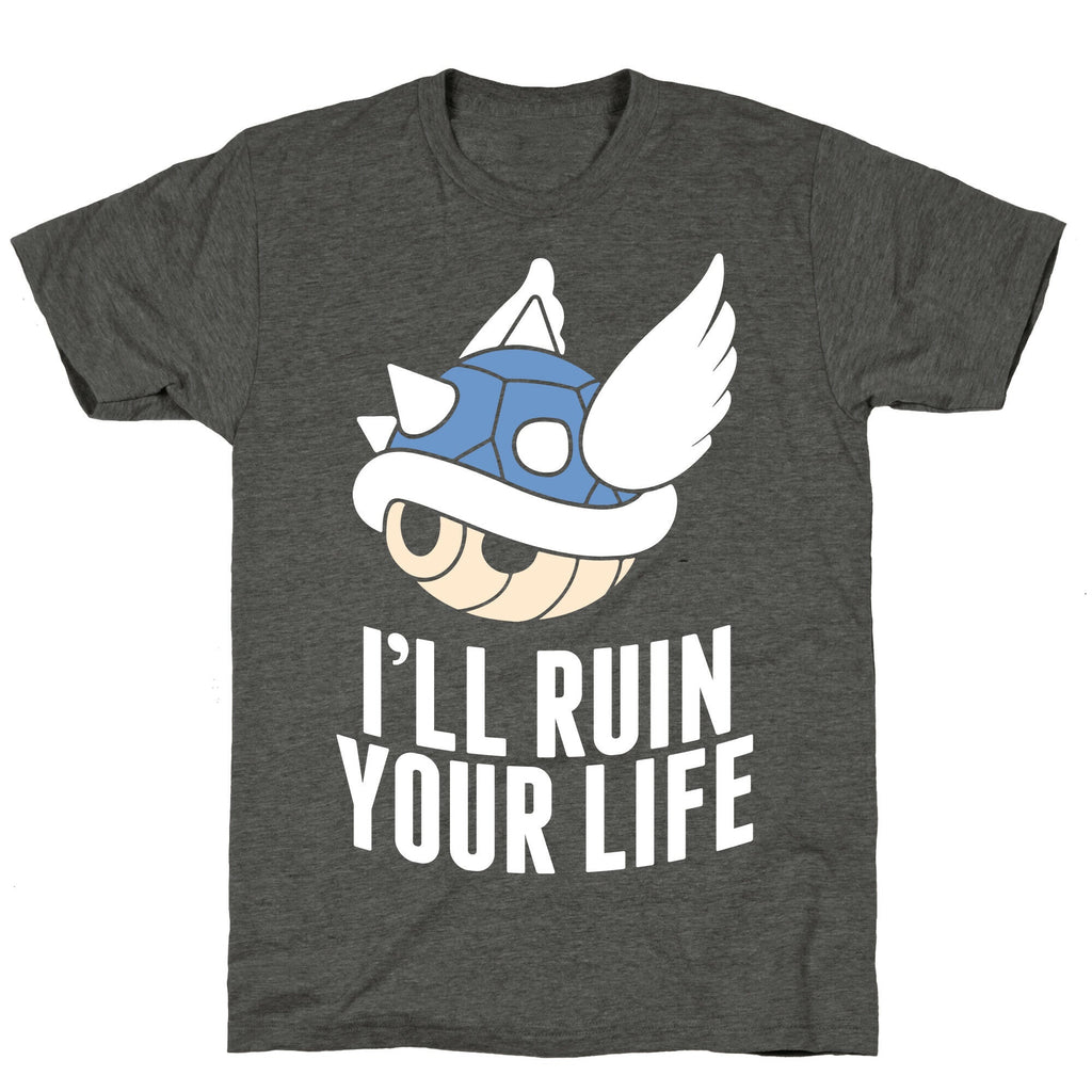 Blue Shell Will Ruin Your Life Unisex Triblend Tee Hoodie, Sweatshirt | CoreVibeTees.com (Image 3)