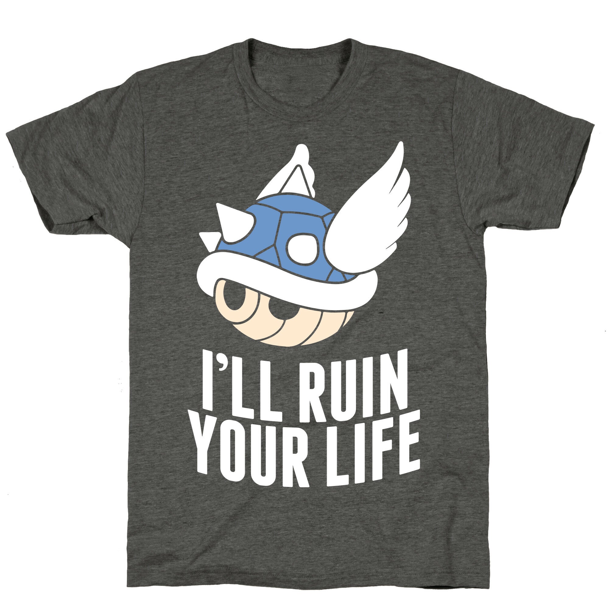 Blue Shell Will Ruin Your Life Unisex Triblend Tee Hoodie, Sweatshirt | CoreVibeTees.com (Image 3)