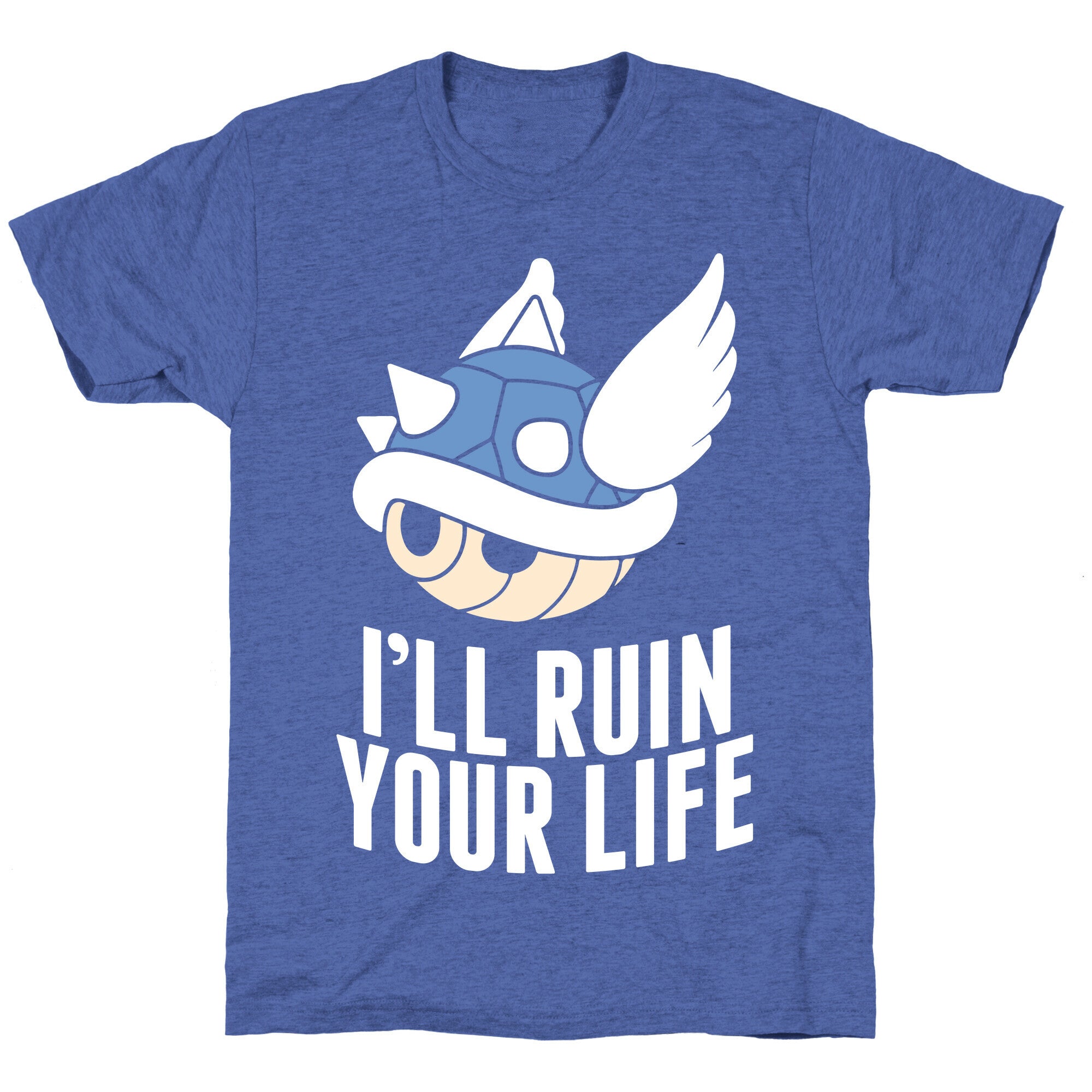 Blue Shell Will Ruin Your Life Unisex Triblend Tee Hoodie, Sweatshirt | CoreVibeTees.com (Image 5)
