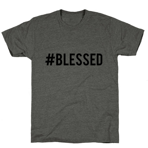 #Blessed Unisex Triblend Tee Hoodie, Sweatshirt | CoreVibeTees.com (Image 2)