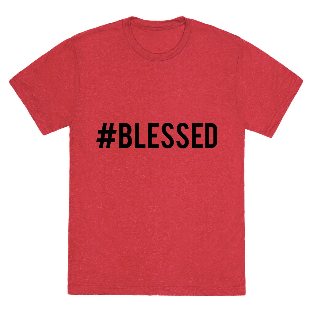 #Blessed Unisex Triblend Tee Hoodie, Sweatshirt | CoreVibeTees.com (Image 3)