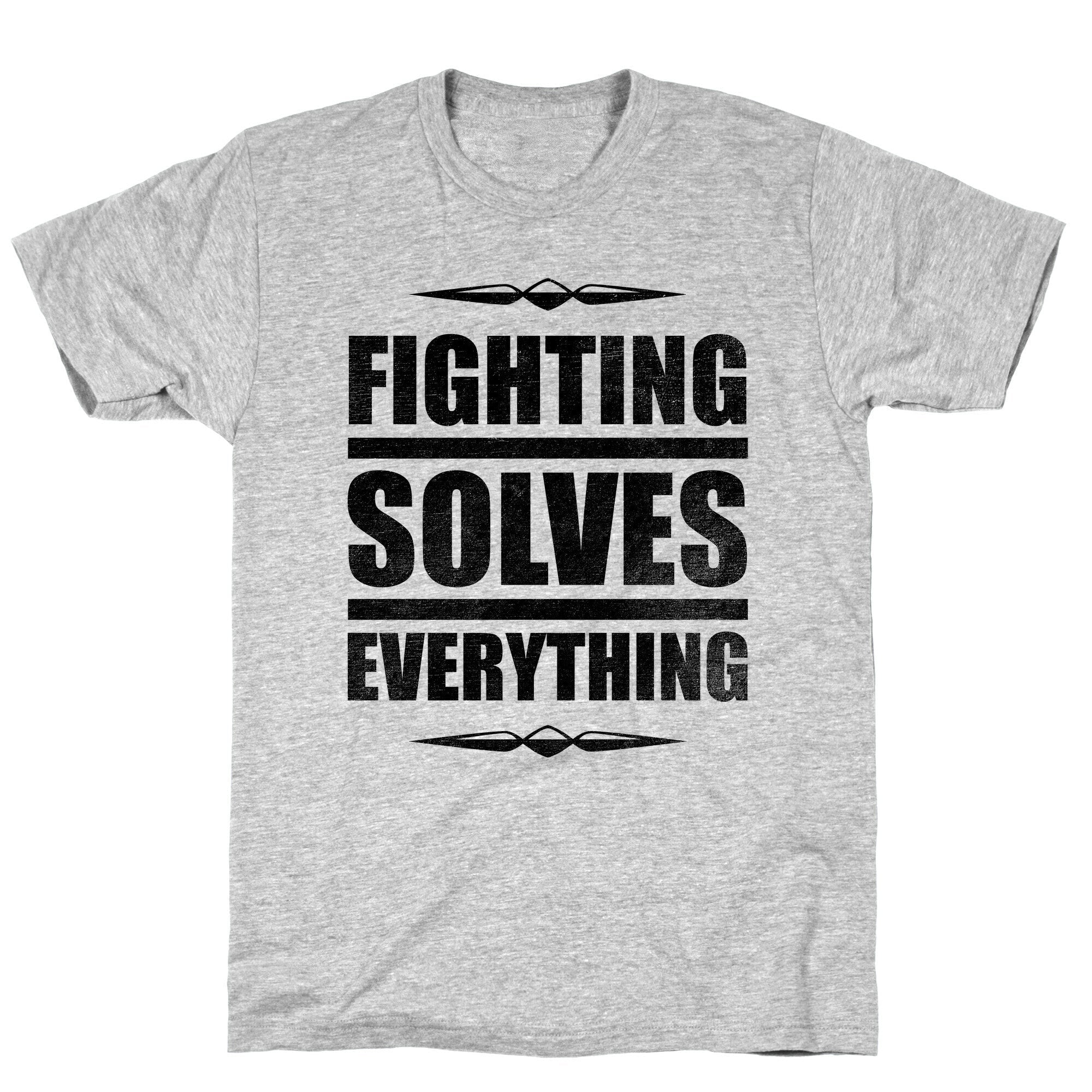 Fighting Solves Everything T-Shirt Hoodie, Sweatshirt | CoreVibeTees.com (Image 3)