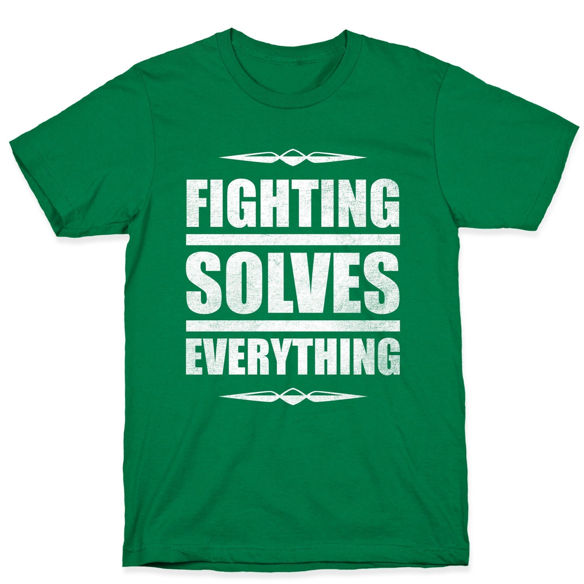 Fighting Solves Everything (White Ink) T-Shirt Hoodie, Sweatshirt | CoreVibeTees.com (Image 3)
