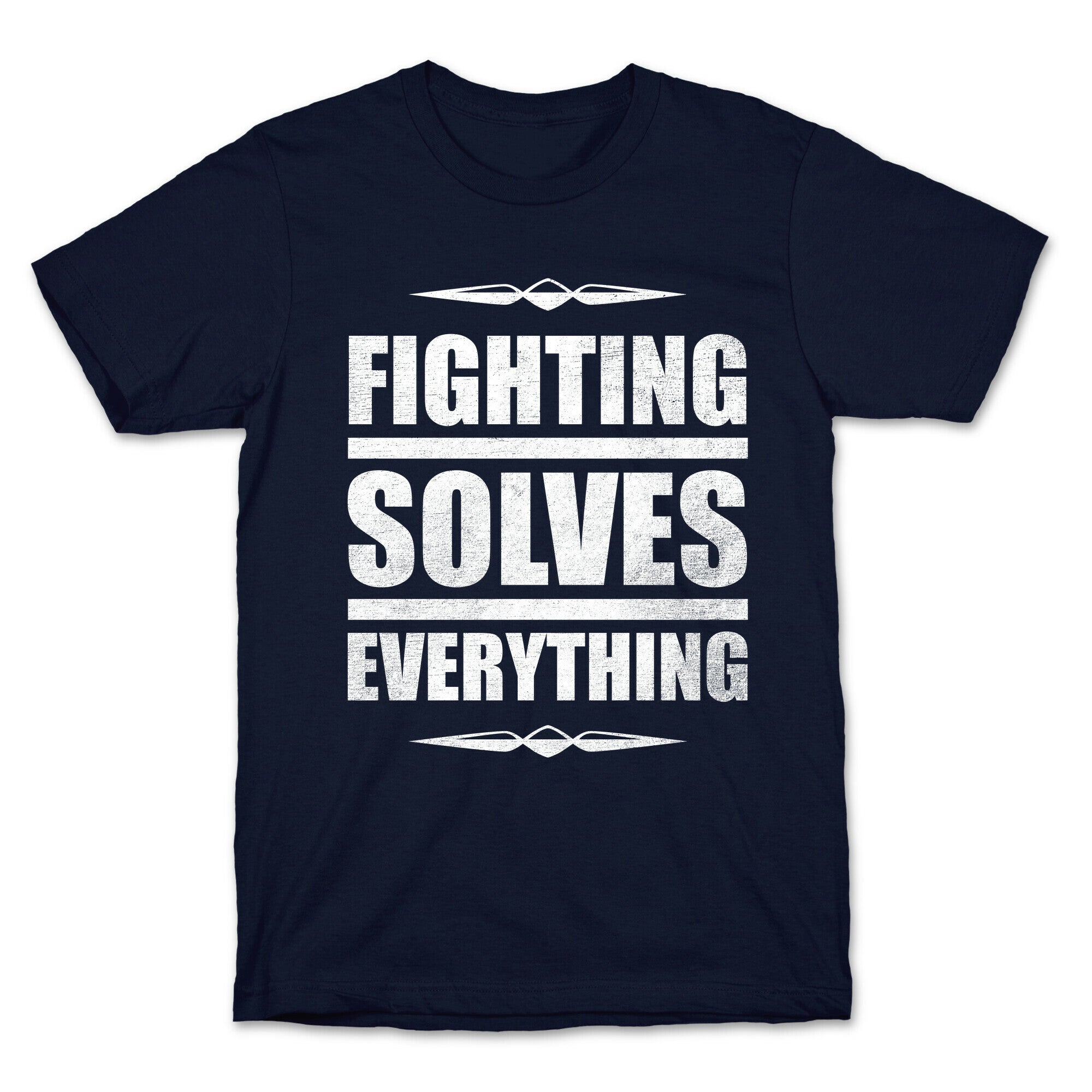 Fighting Solves Everything (White Ink) T-Shirt Hoodie, Sweatshirt | CoreVibeTees.com (Image 4)