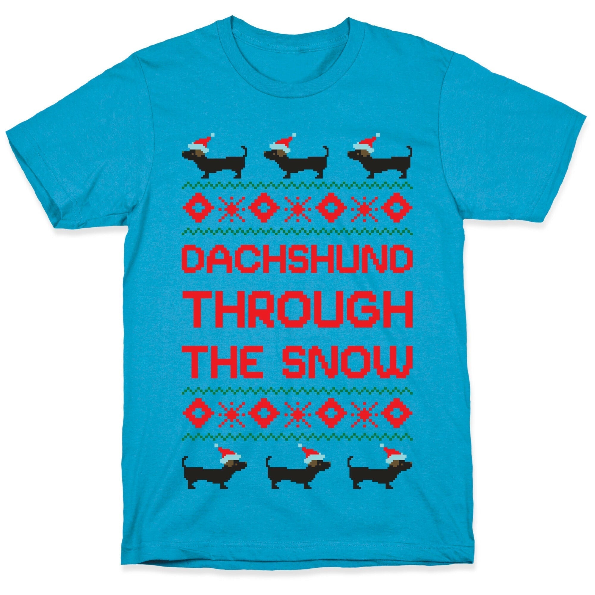 Dachshund Through The Snow Unisex Triblend Tee Hoodie, Sweatshirt | CoreVibeTees.com (Image 5)