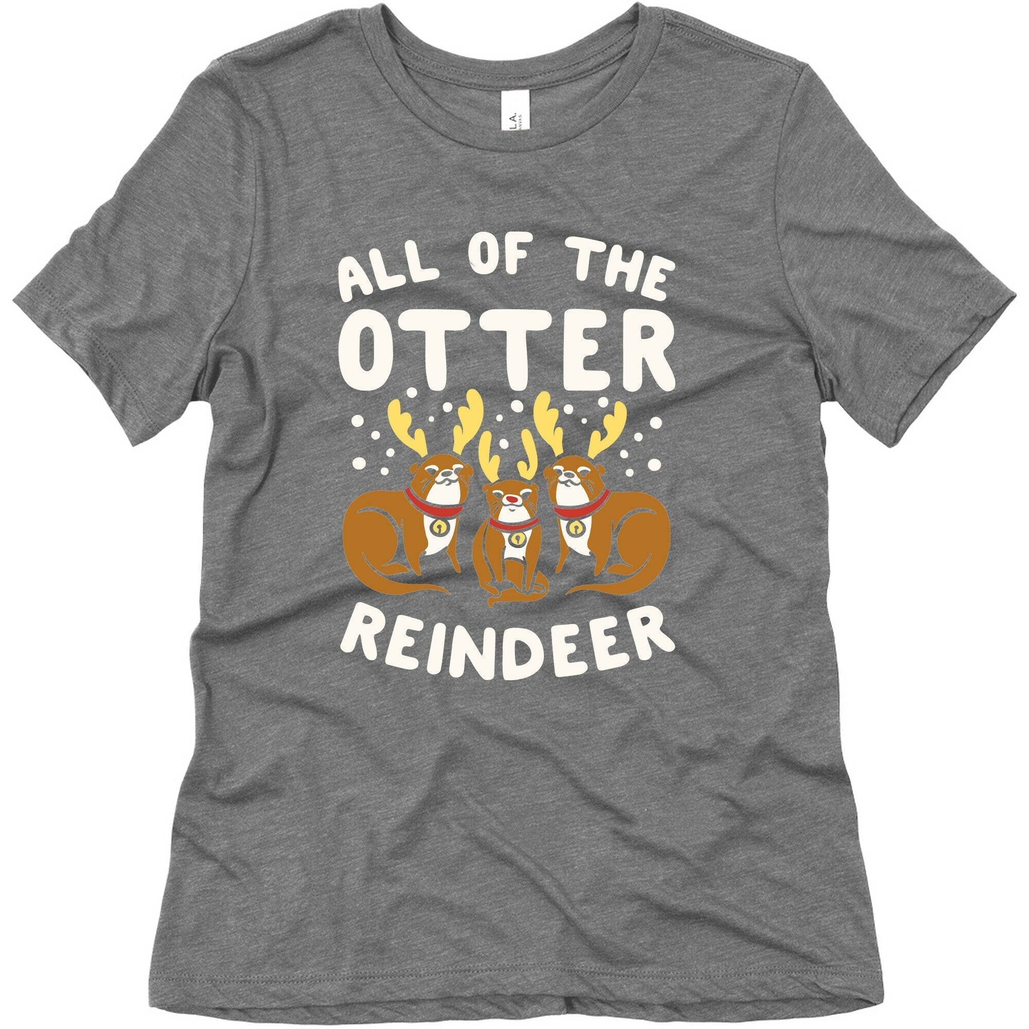 All of The Otter Reindeer Women's Triblend Tee Hoodie, Sweatshirt | CoreVibeTees.com (Image 4)