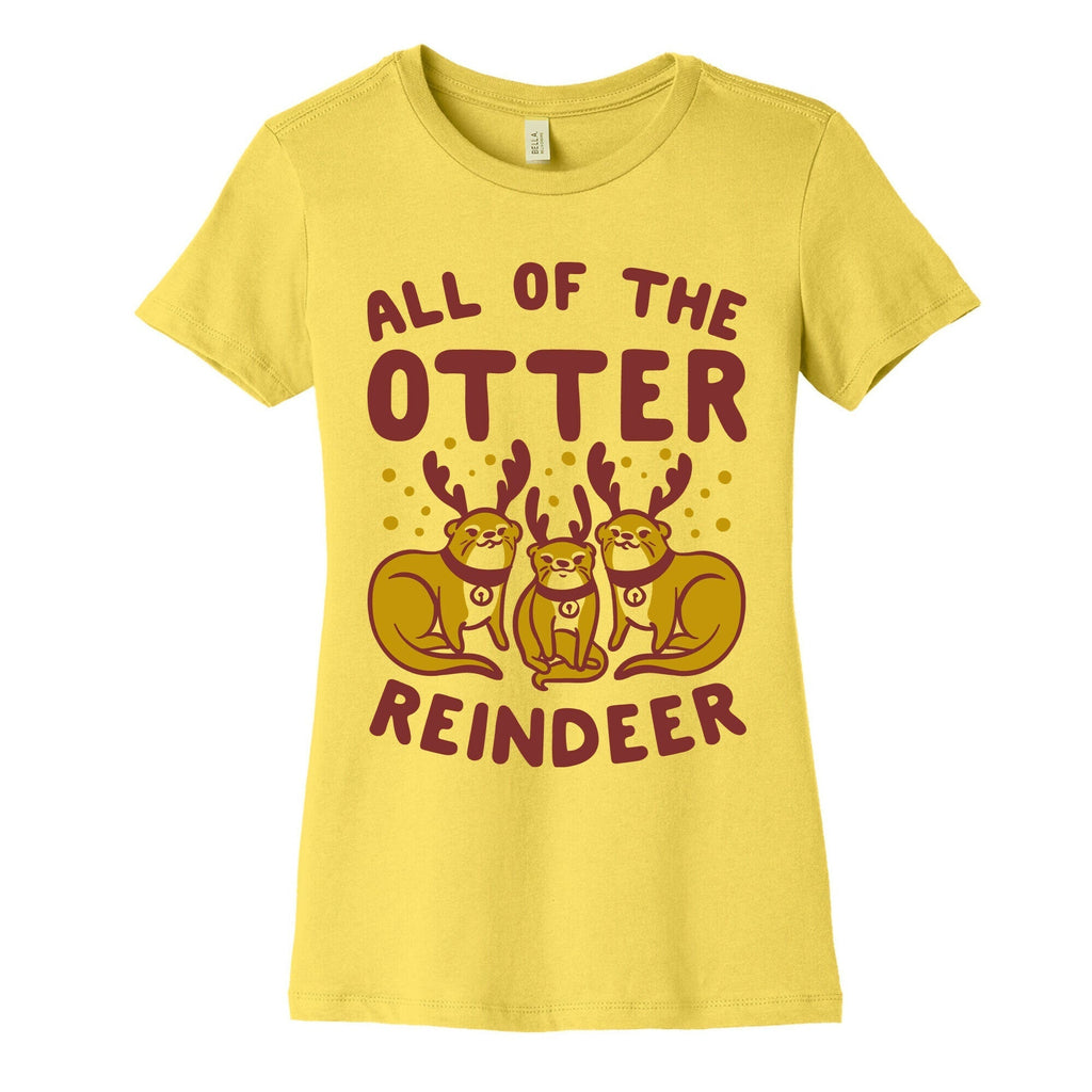 All of The Otter Reindeer Women's Cotton Tee Style001 Hoodie, Sweatshirt | CoreVibeTees.com (Image 3)