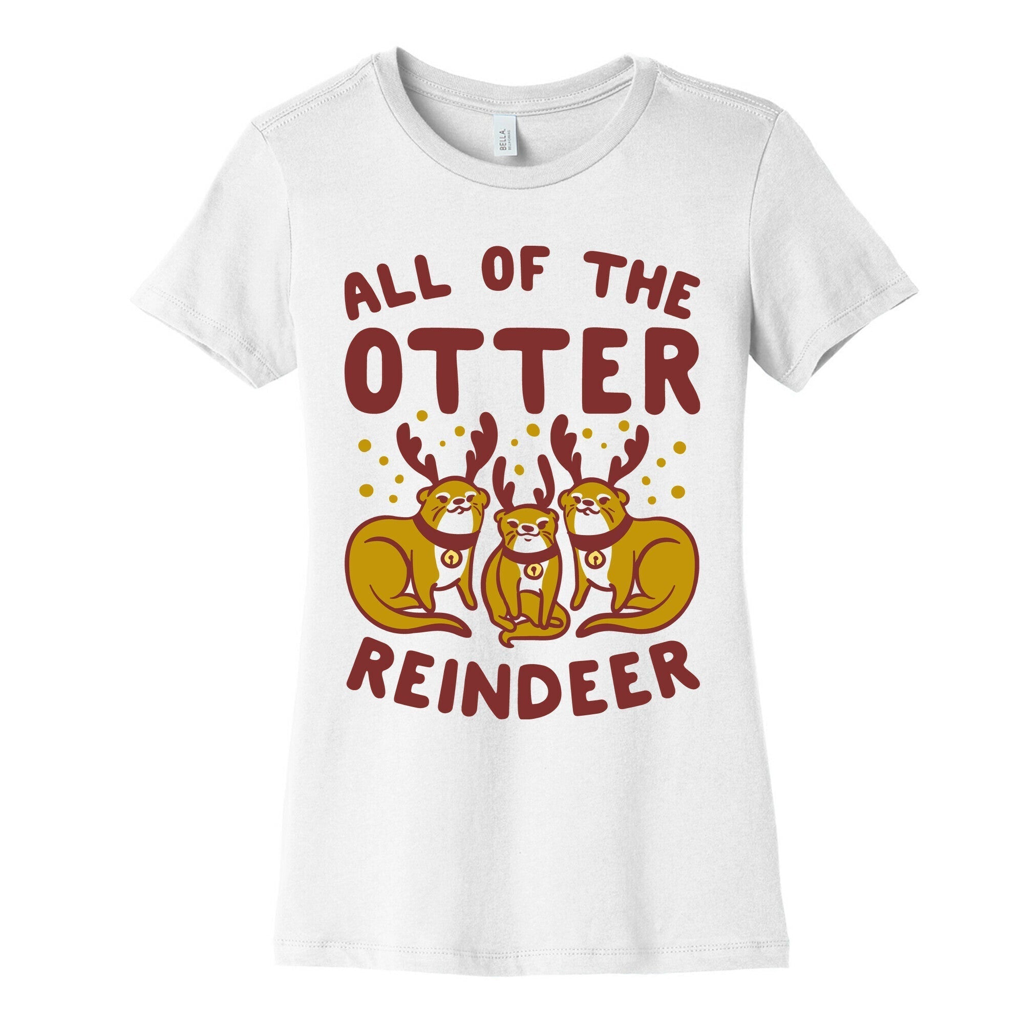 All of The Otter Reindeer Women's Cotton Tee Style001 Hoodie, Sweatshirt | CoreVibeTees.com (Image 4)