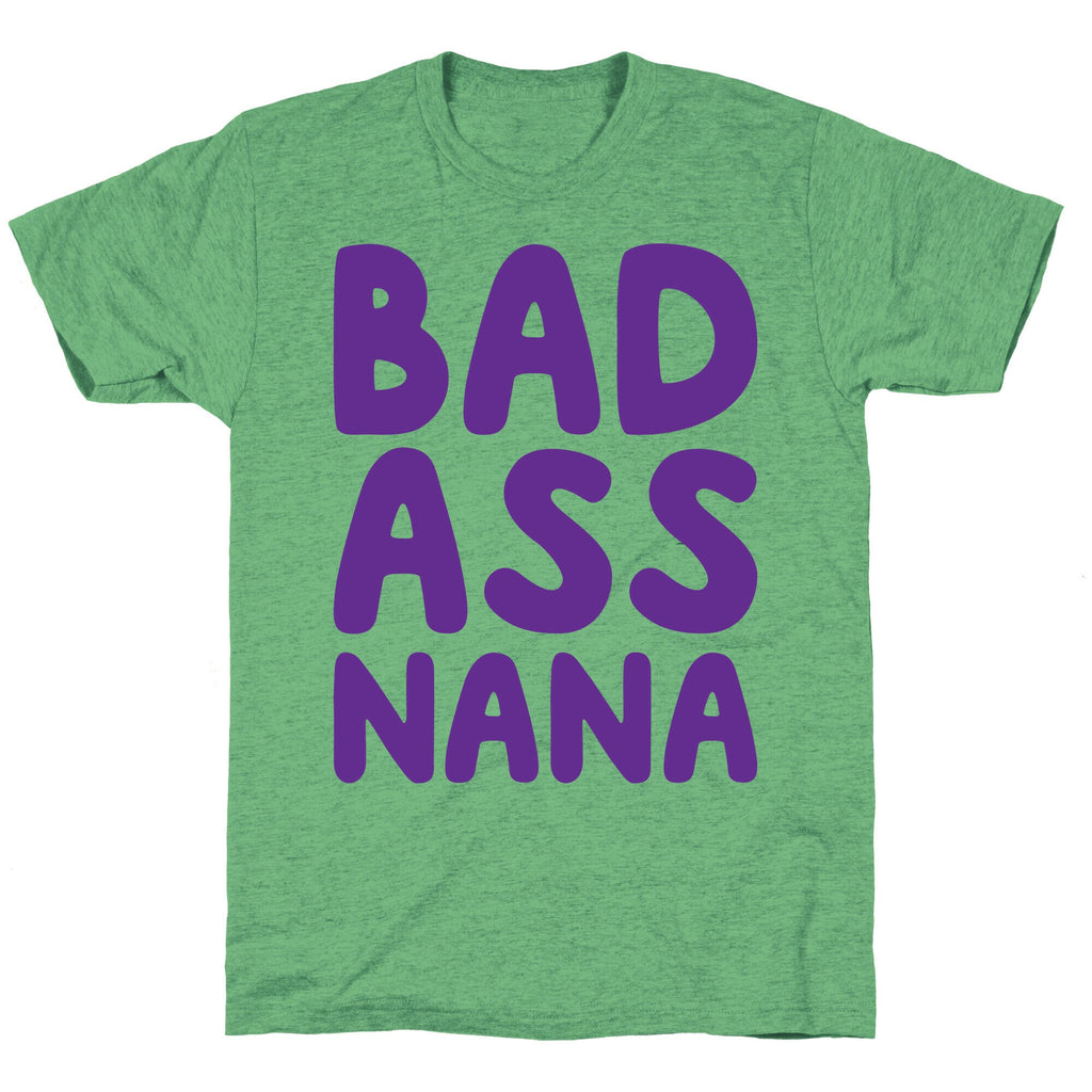 Badass Nana Unisex Triblend Tee Hoodie, Sweatshirt | CoreVibeTees.com (Image 1)
