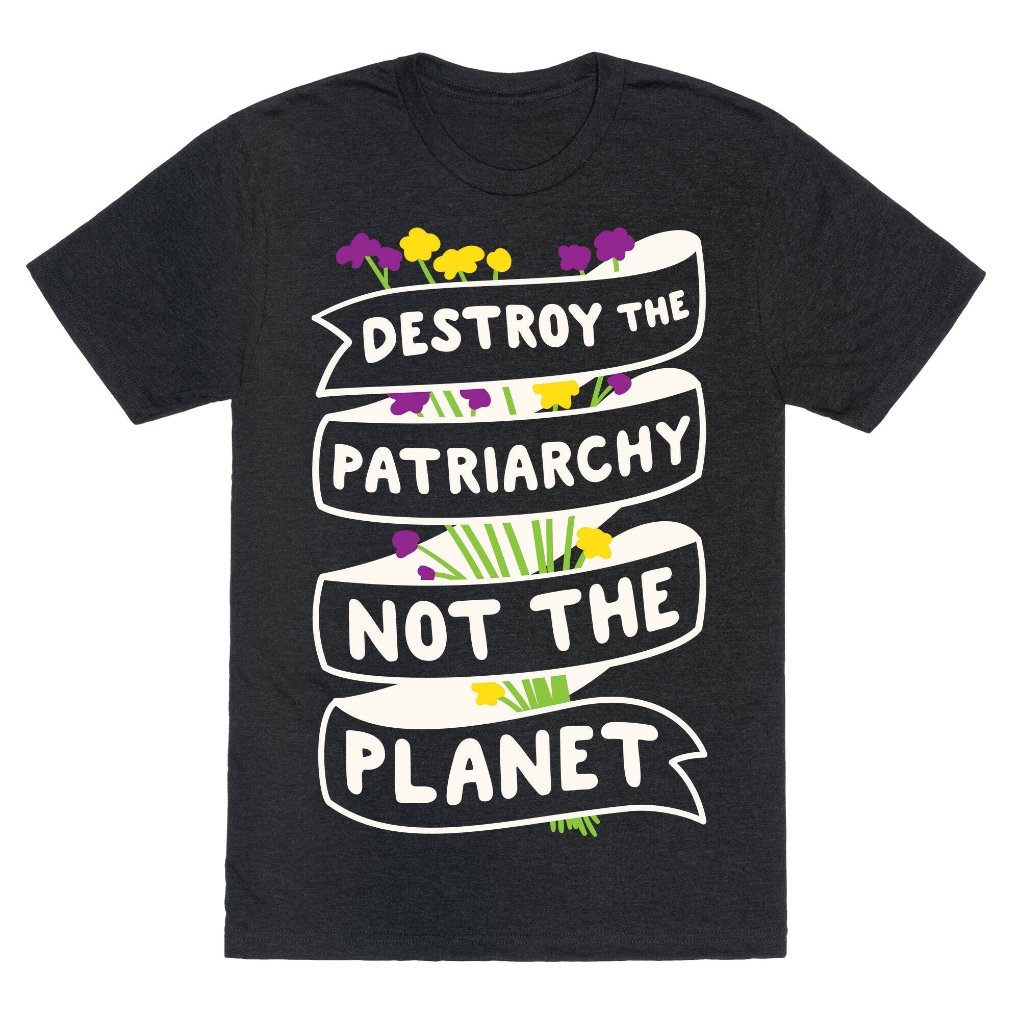 Destroy The Patriarchy Not The Planet Unisex Triblend Tee Hoodie, Sweatshirt | CoreVibeTees.com (Image 1)