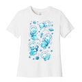 Bunnies In Space Women's Cotton Tee Hoodie, Sweatshirt | CoreVibeTees.com (Image 1)