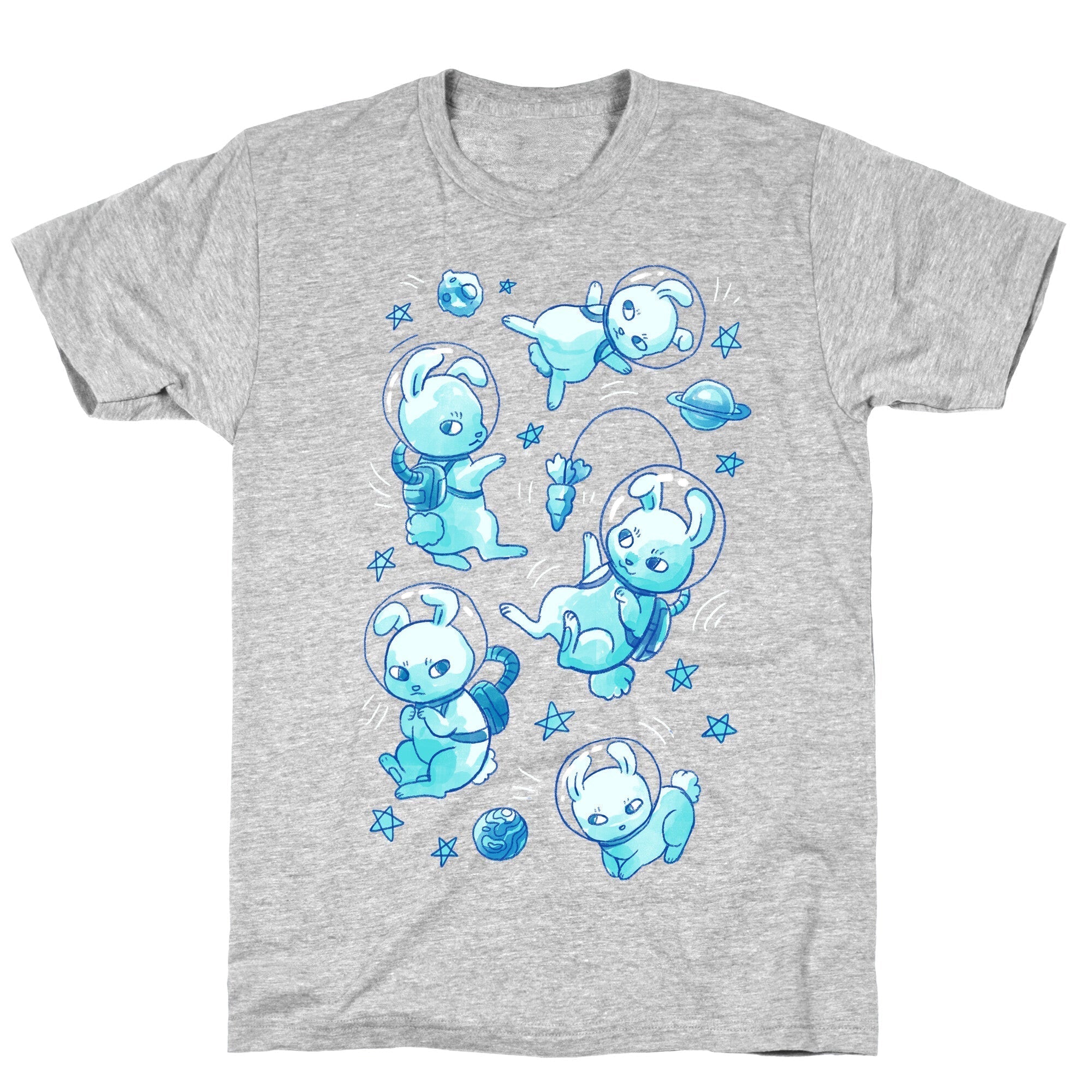 Bunnies In Space T-Shirt Hoodie, Sweatshirt | CoreVibeTees.com (Image 2)
