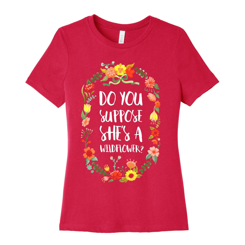 Do You Suppose She's A Wildflower Women's Cotton Tee Hoodie, Sweatshirt | CoreVibeTees.com (Image 2)
