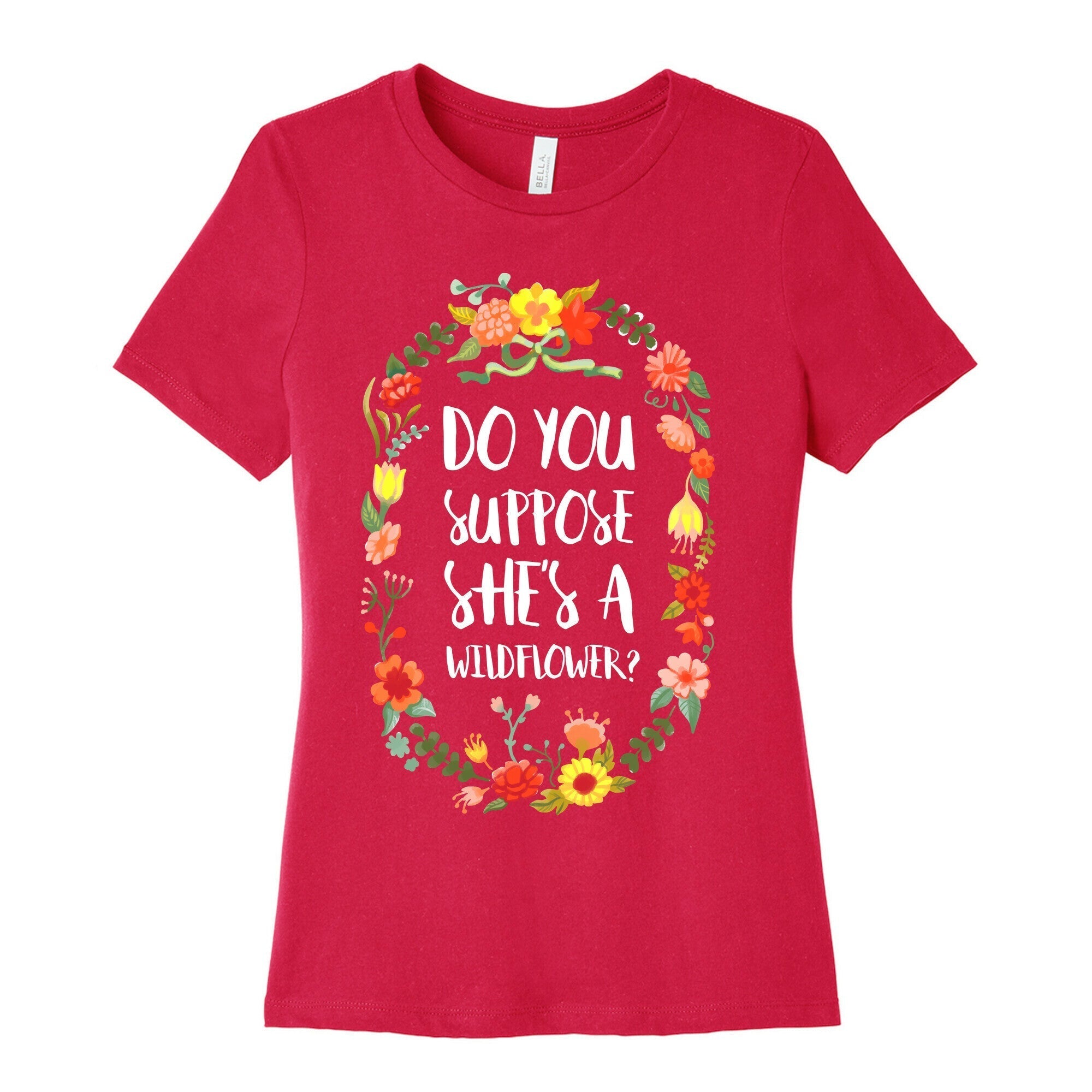 Do You Suppose She's A Wildflower Women's Cotton Tee Hoodie, Sweatshirt | CoreVibeTees.com (Image 2)