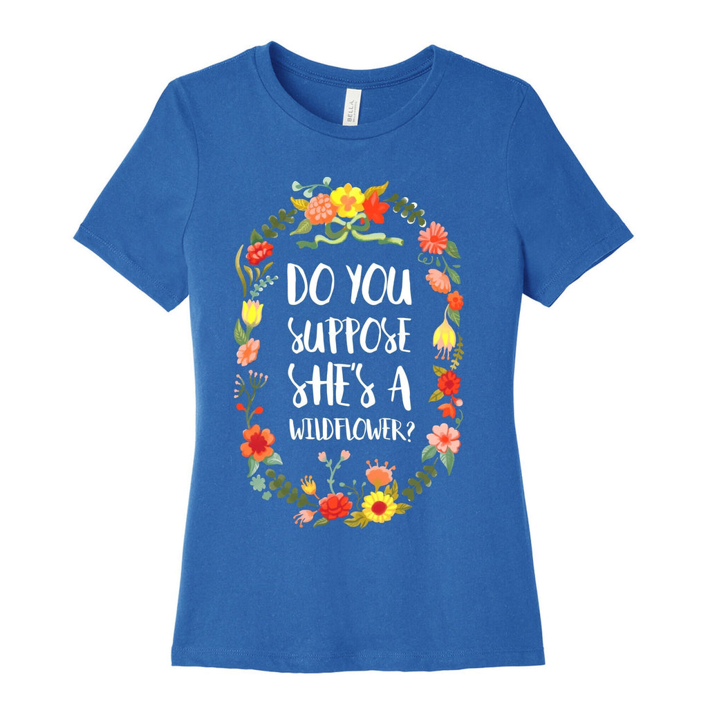Do You Suppose She's A Wildflower Women's Cotton Tee Hoodie, Sweatshirt | CoreVibeTees.com (Image 3)