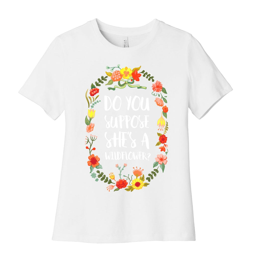 Do You Suppose She's A Wildflower Women's Cotton Tee Hoodie, Sweatshirt | CoreVibeTees.com (Image 4)