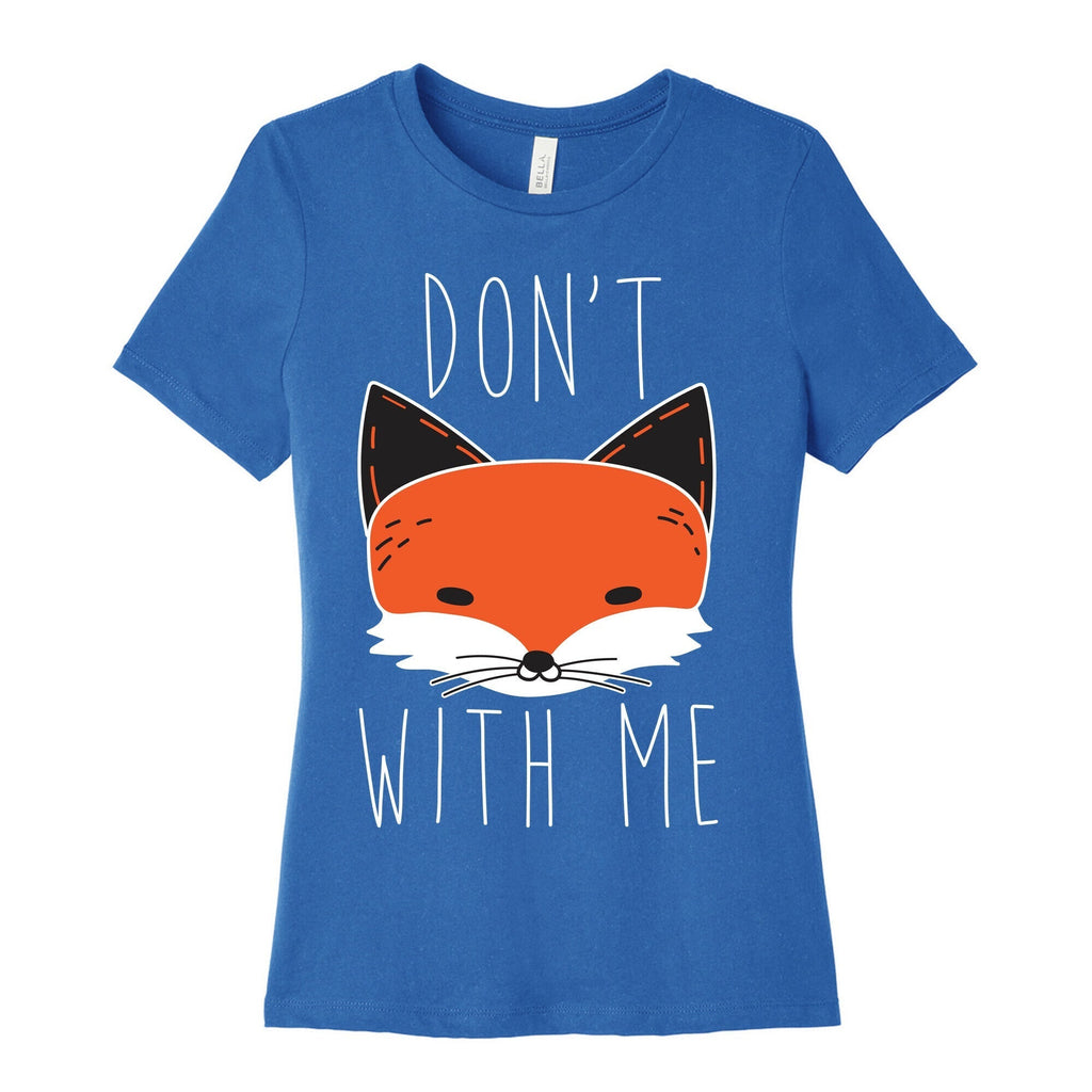Don't Fox With Me Women's Cotton Tee Hoodie, Sweatshirt | CoreVibeTees.com (Image 3)