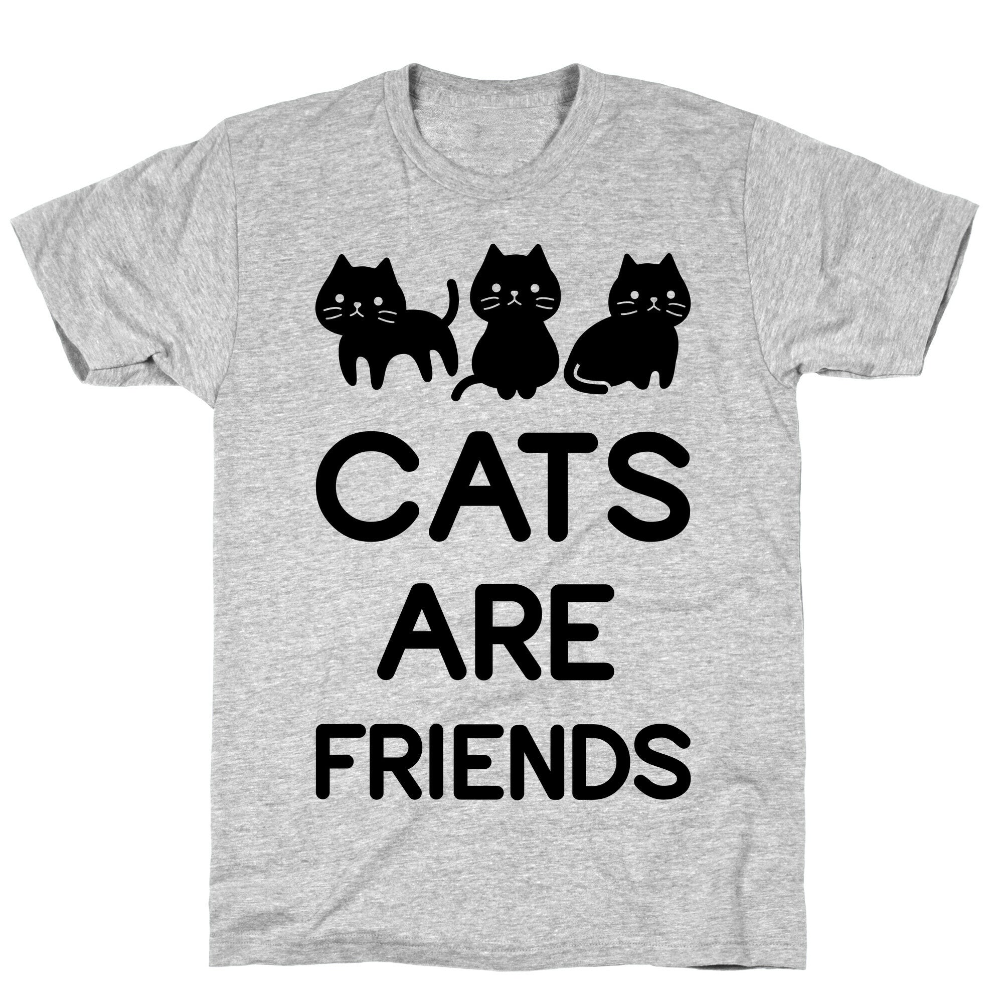 Cats are Friends T-Shirt Hoodie, Sweatshirt | CoreVibeTees.com (Image 3)