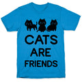 Cats are Friends T-Shirt Hoodie, Sweatshirt | CoreVibeTees.com (Image 1)
