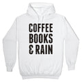 Coffee Books & Rain (Vintage) Hoodie T-Shirts, Sweatshirt | CoreVibeTees.com