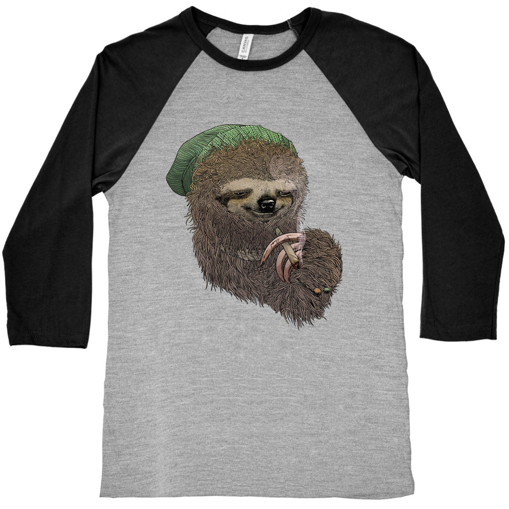 Dank Sloth Baseball Tee Hoodie, Sweatshirt | CoreVibeTees.com (Image 2)