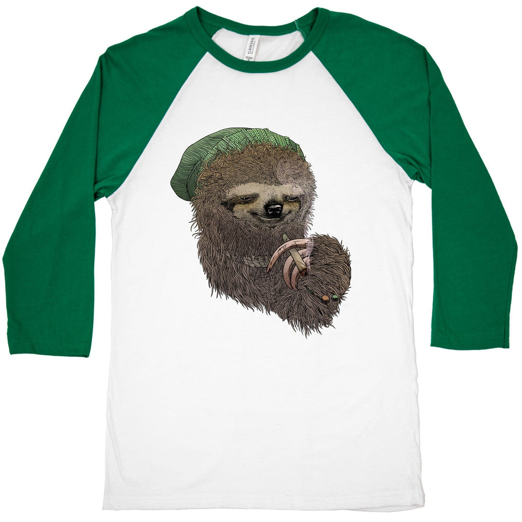 Dank Sloth Baseball Tee Hoodie, Sweatshirt | CoreVibeTees.com (Image 3)