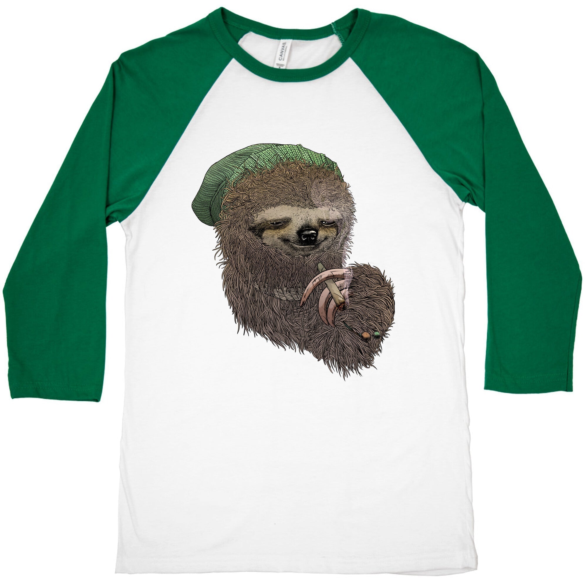 Dank Sloth Baseball Tee Hoodie, Sweatshirt | CoreVibeTees.com (Image 3)