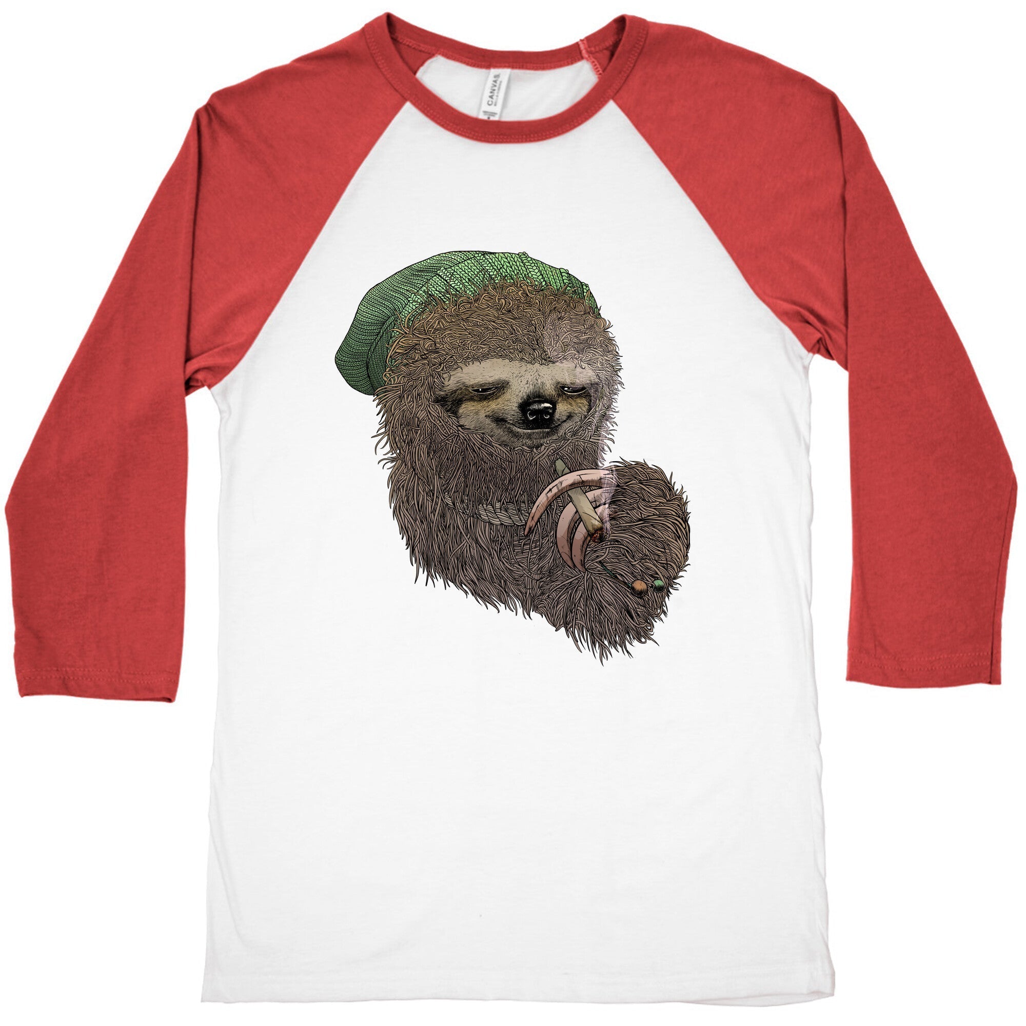 Dank Sloth Baseball Tee Hoodie, Sweatshirt | CoreVibeTees.com (Image 4)