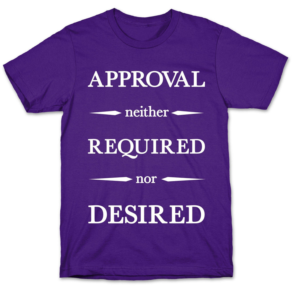 Approval Neither Required Nor Desired T-Shirt Hoodie, Sweatshirt | CoreVibeTees.com (Image 5)
