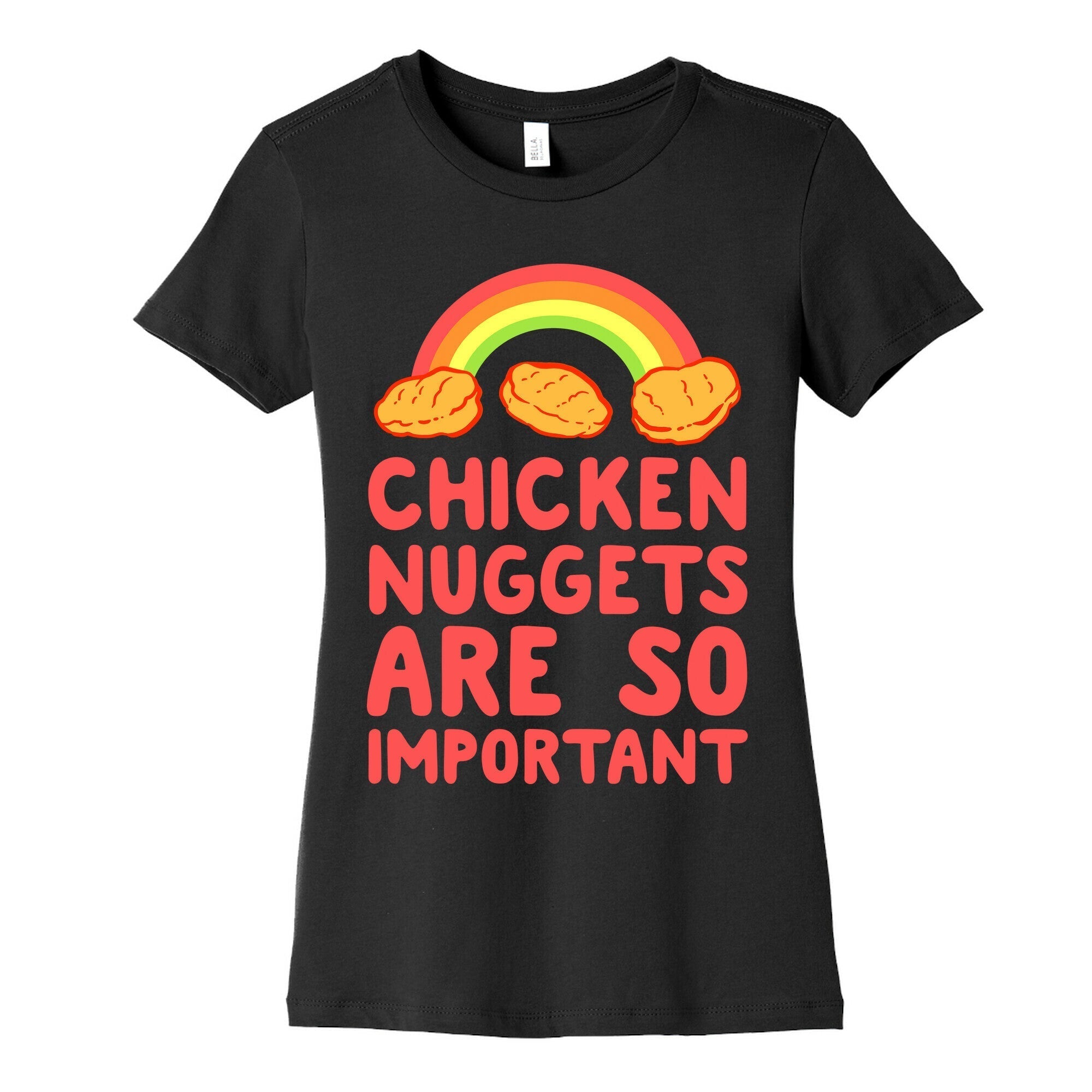 Chicken Nuggets Are So Important Women's Cotton Tee Hoodie, Sweatshirt | CoreVibeTees.com (Image 5)