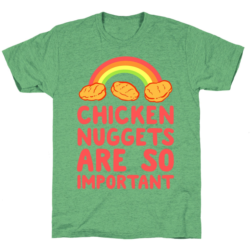 Chicken Nuggets Are So Important Unisex Triblend Tee Hoodie, Sweatshirt | CoreVibeTees.com (Image 2)