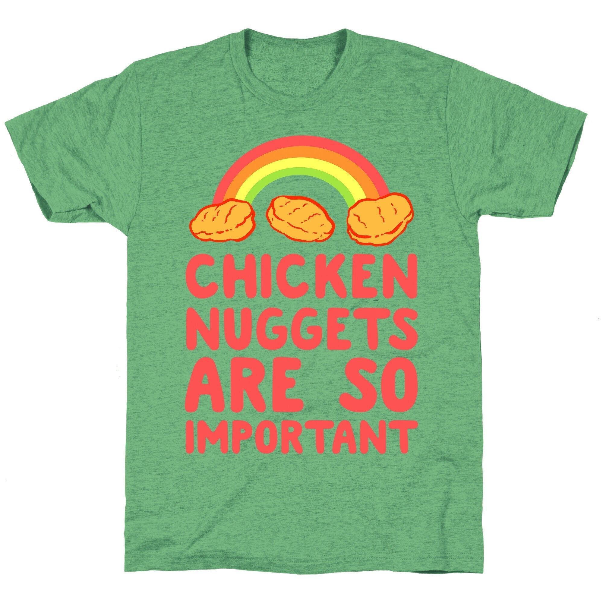 Chicken Nuggets Are So Important Unisex Triblend Tee Hoodie, Sweatshirt | CoreVibeTees.com (Image 2)
