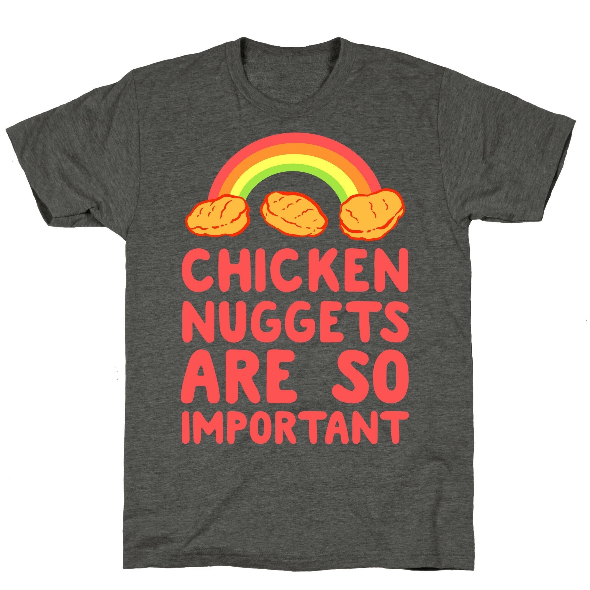 Chicken Nuggets Are So Important Unisex Triblend Tee Hoodie, Sweatshirt | CoreVibeTees.com (Image 3)
