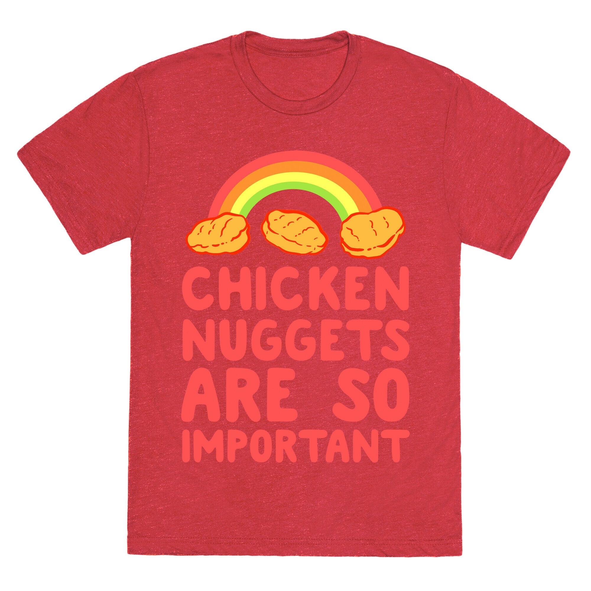 Chicken Nuggets Are So Important Unisex Triblend Tee Hoodie, Sweatshirt | CoreVibeTees.com (Image 4)