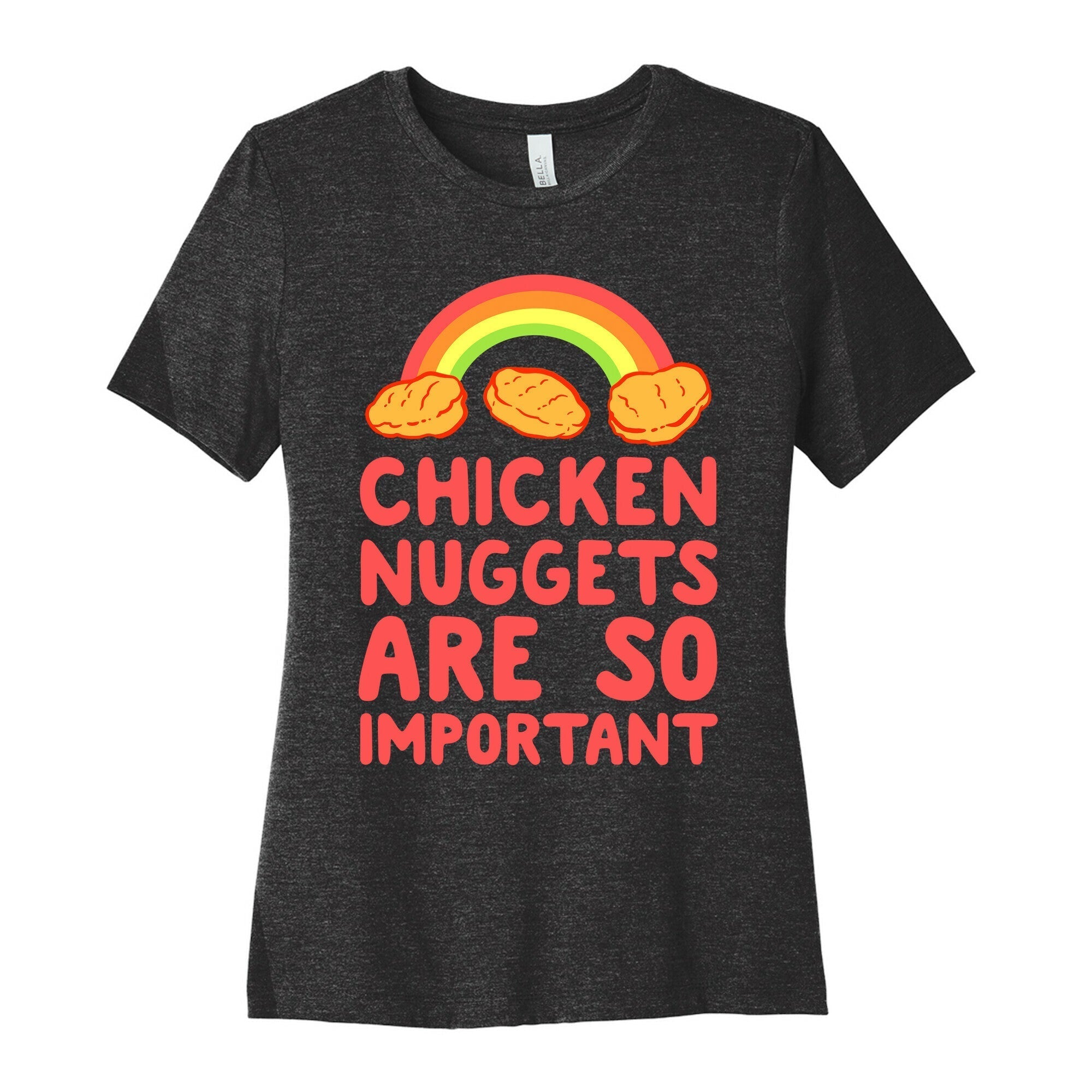 Chicken Nuggets Are So Important Women's Cotton Tee Hoodie, Sweatshirt | CoreVibeTees.com (Image 1)