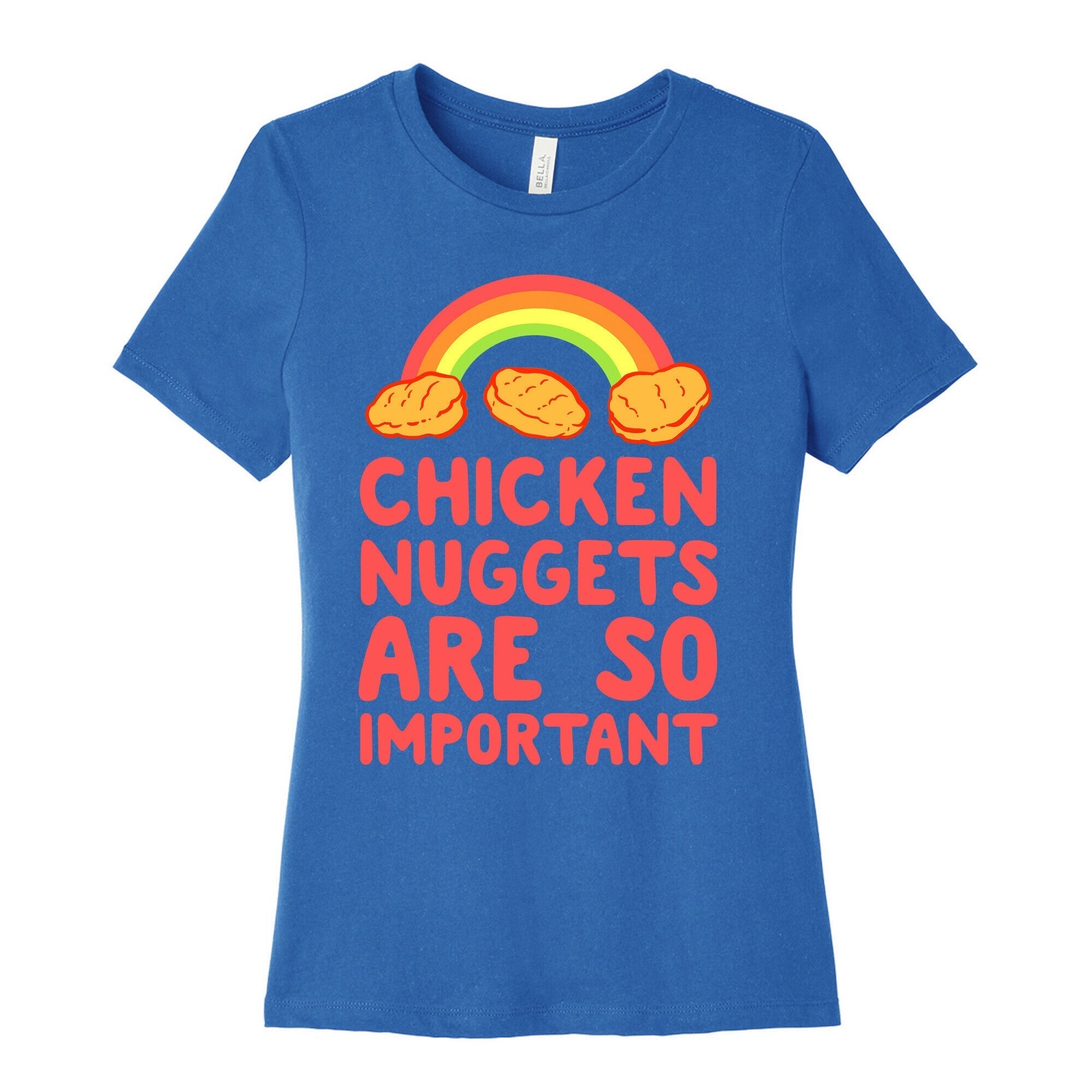 Chicken Nuggets Are So Important Women's Cotton Tee Hoodie, Sweatshirt | CoreVibeTees.com (Image 3)