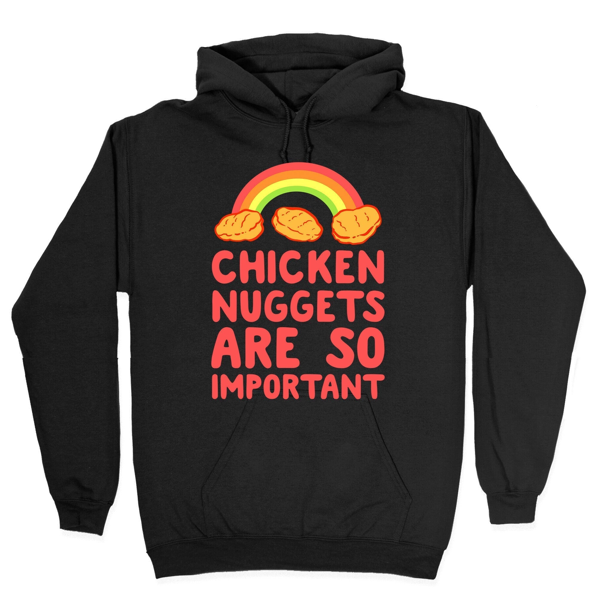 Chicken Nuggets Are So Important Hoodie T-Shirts, Sweatshirt | CoreVibeTees.com (Image 2)