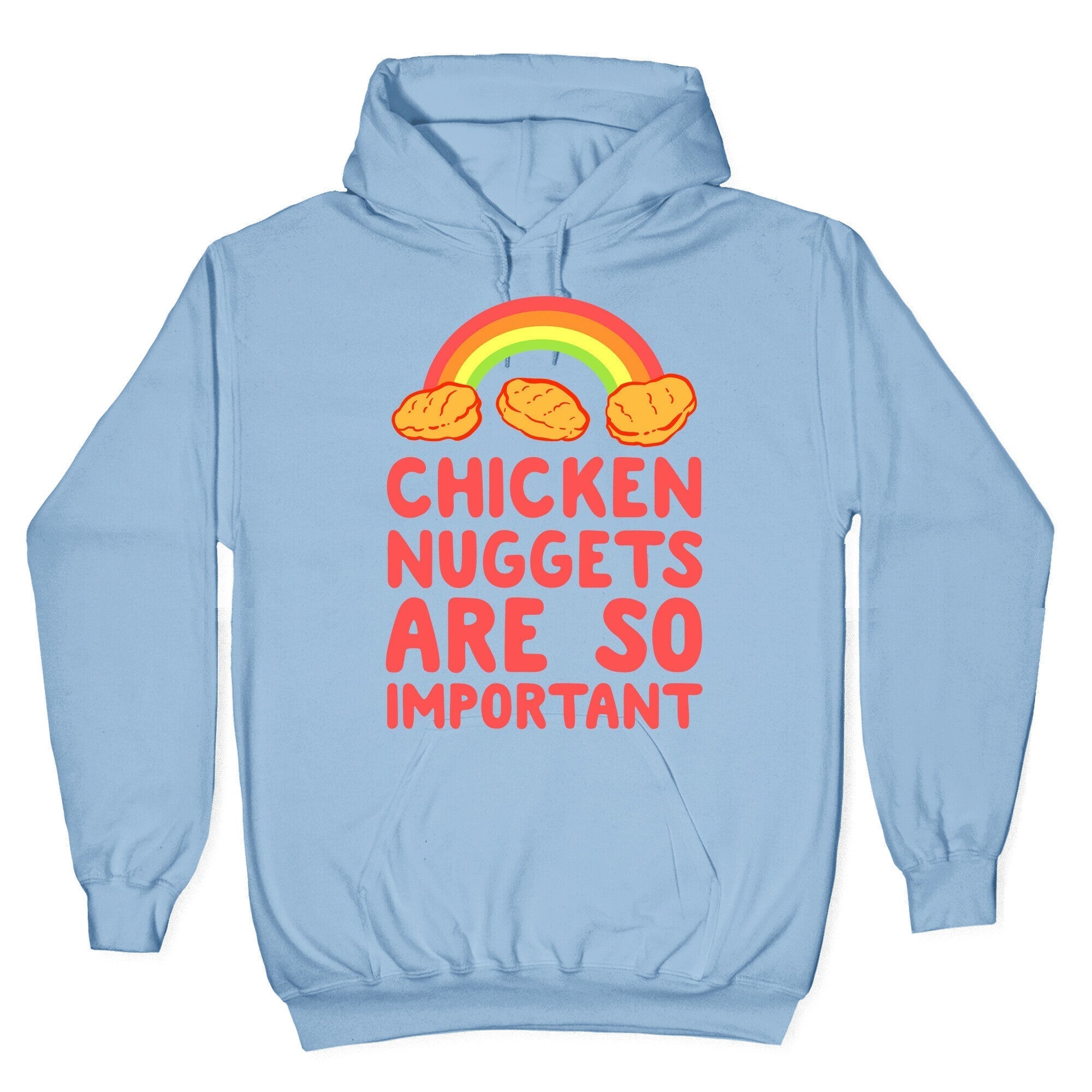 Chicken Nuggets Are So Important Hoodie T-Shirts, Sweatshirt | CoreVibeTees.com (Image 4)
