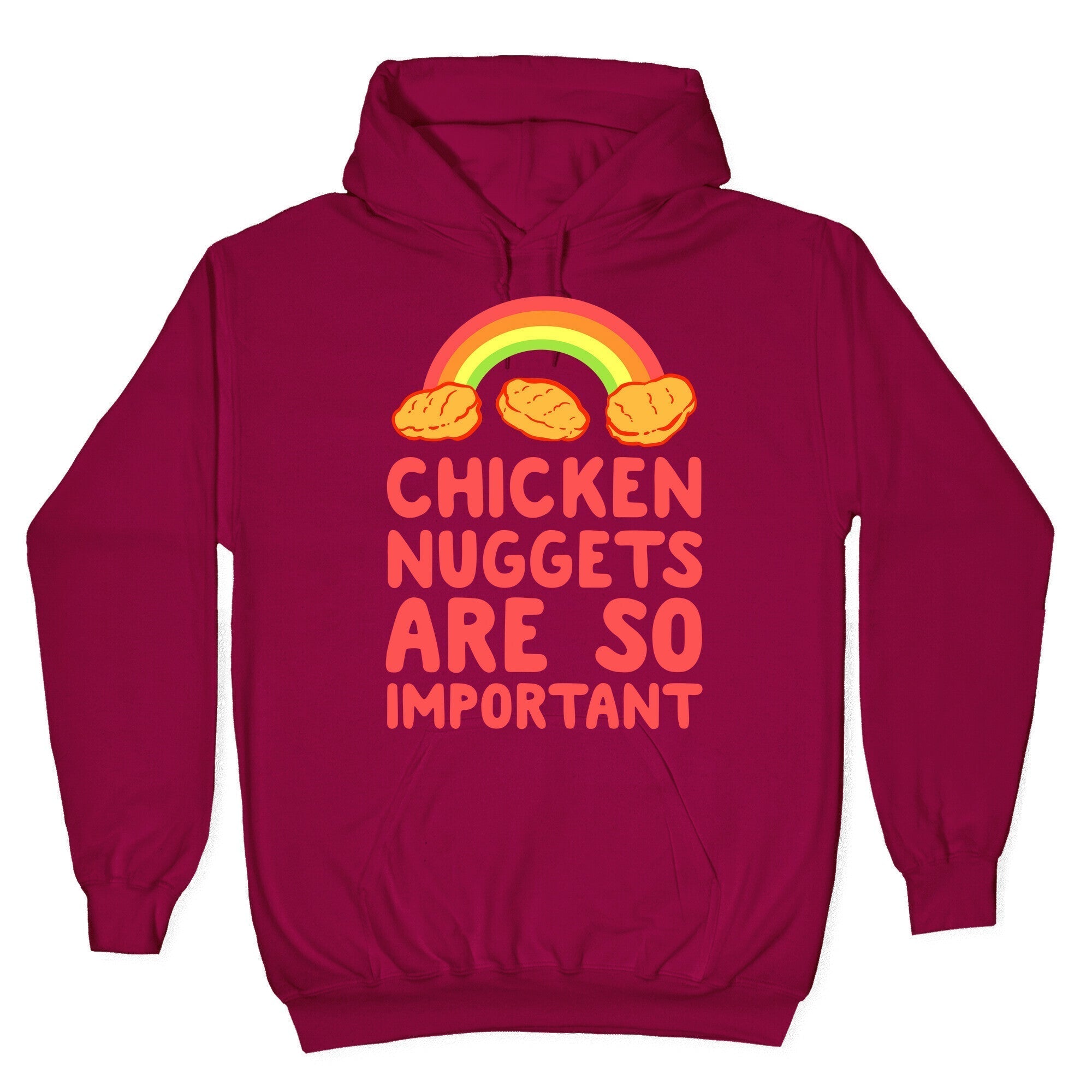 Chicken Nuggets Are So Important Hoodie T-Shirts, Sweatshirt | CoreVibeTees.com (Image 5)