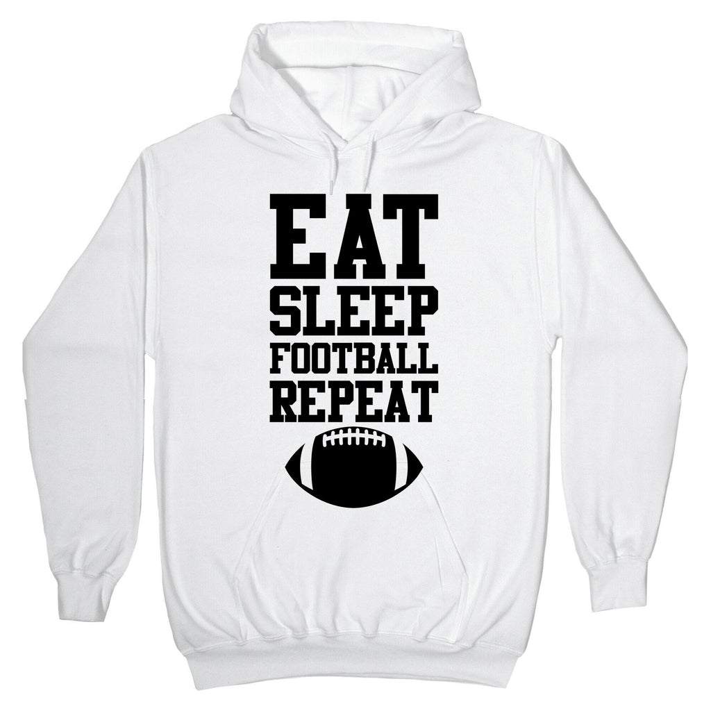 Eat Sleep Football Repeat Hoodie T-Shirts, Sweatshirt | CoreVibeTees.com