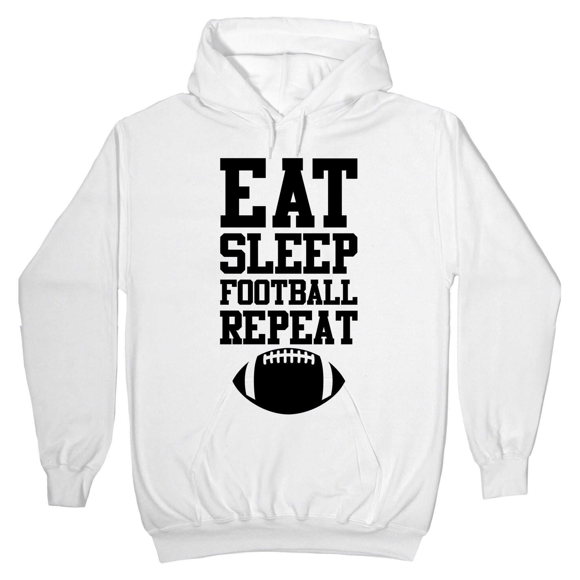 Eat Sleep Football Repeat Hoodie T-Shirts, Sweatshirt | CoreVibeTees.com