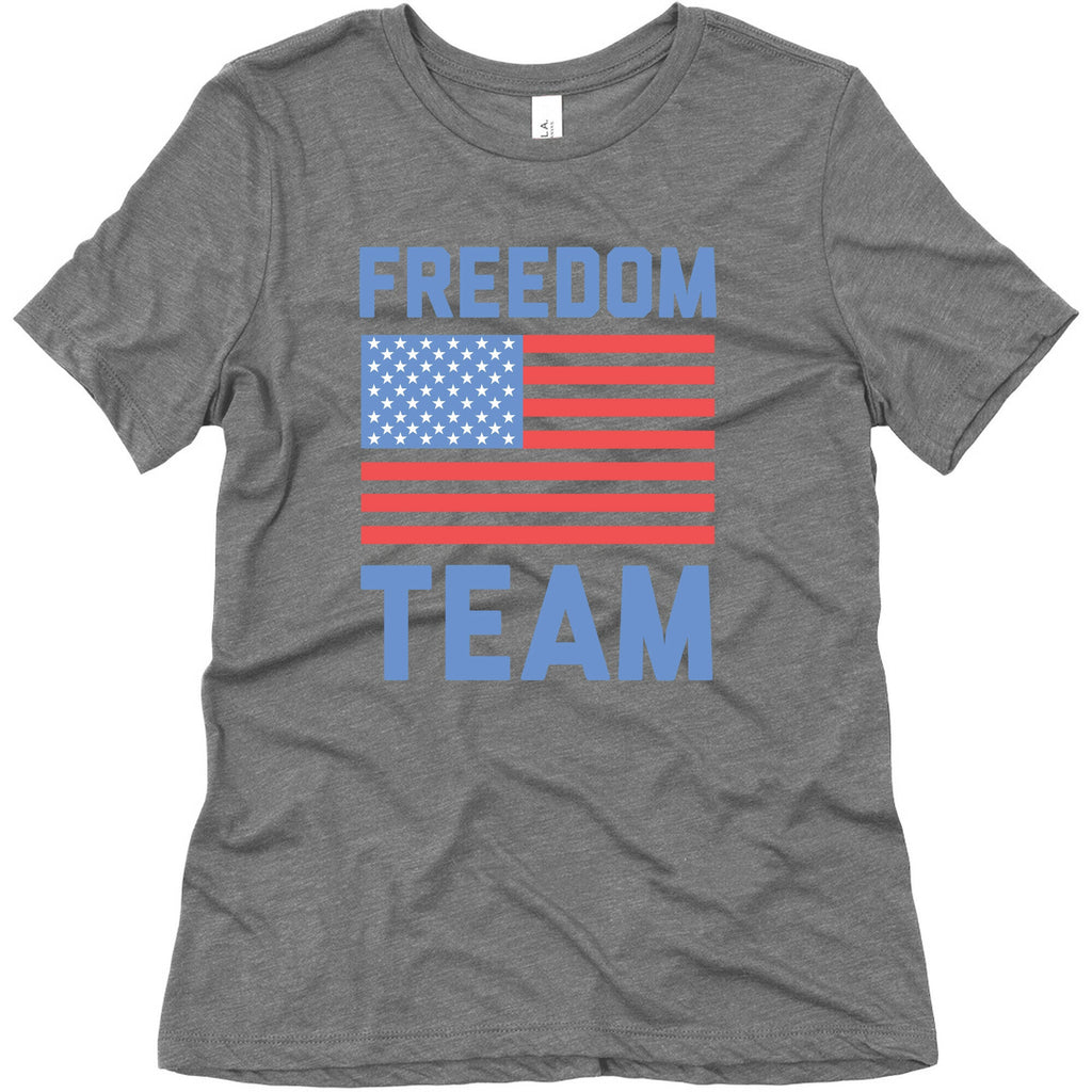 Freedom Team Women's Triblend Tee Hoodie, Sweatshirt | CoreVibeTees.com (Image 4)