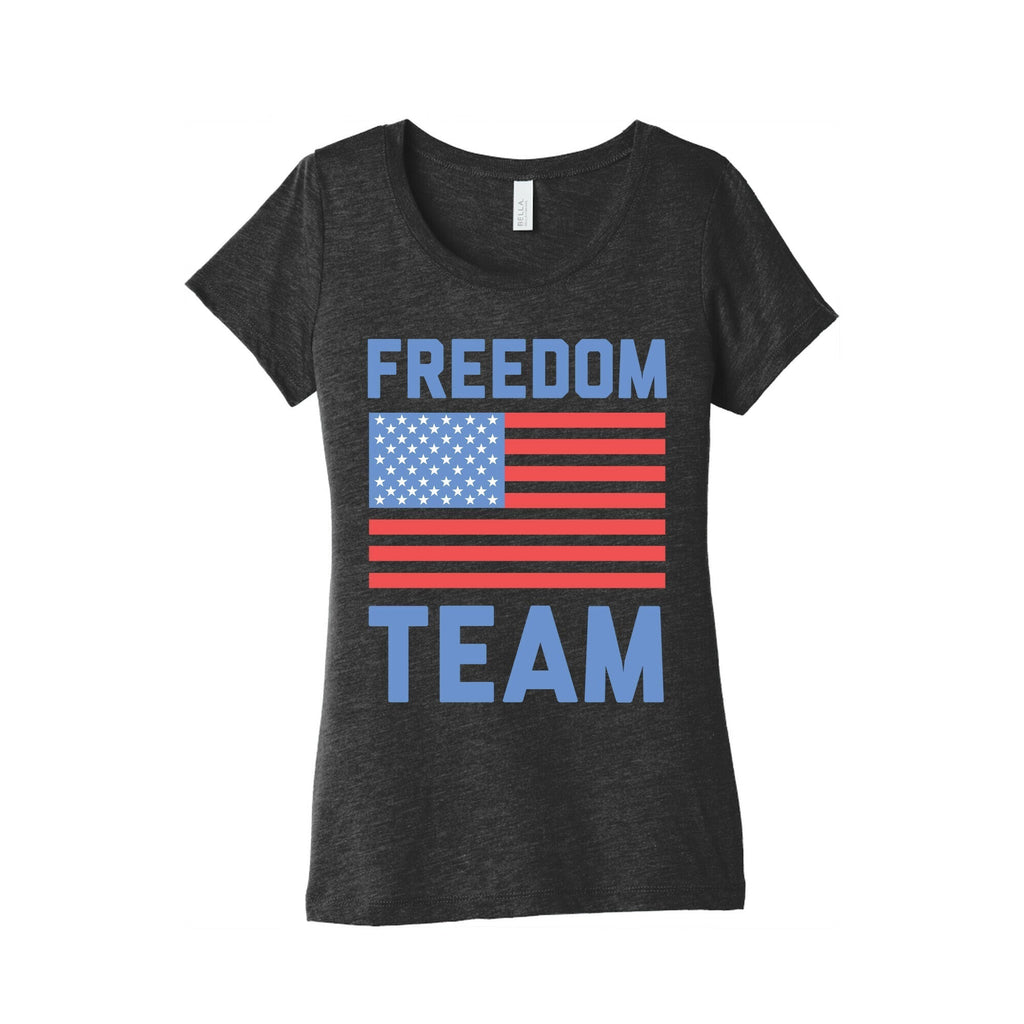 Freedom Team Women's Triblend Tee Hoodie, Sweatshirt | CoreVibeTees.com (Image 2)