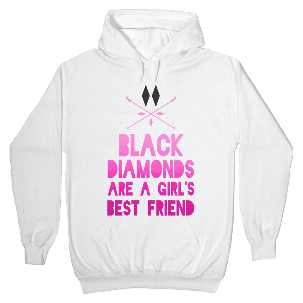Black Diamonds are a Girl's Best Friend Hoodie T-Shirts, Sweatshirt | CoreVibeTees.com