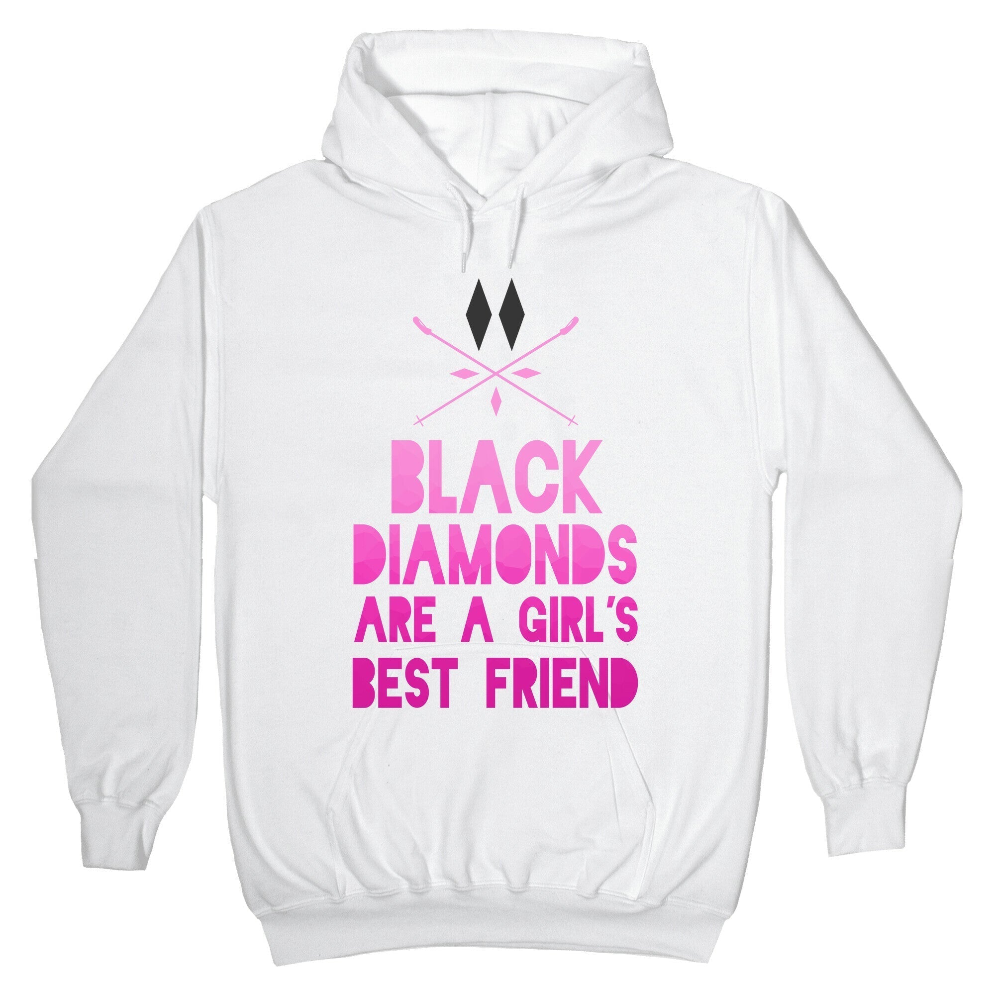 Black Diamonds are a Girl's Best Friend Hoodie T-Shirts, Sweatshirt | CoreVibeTees.com