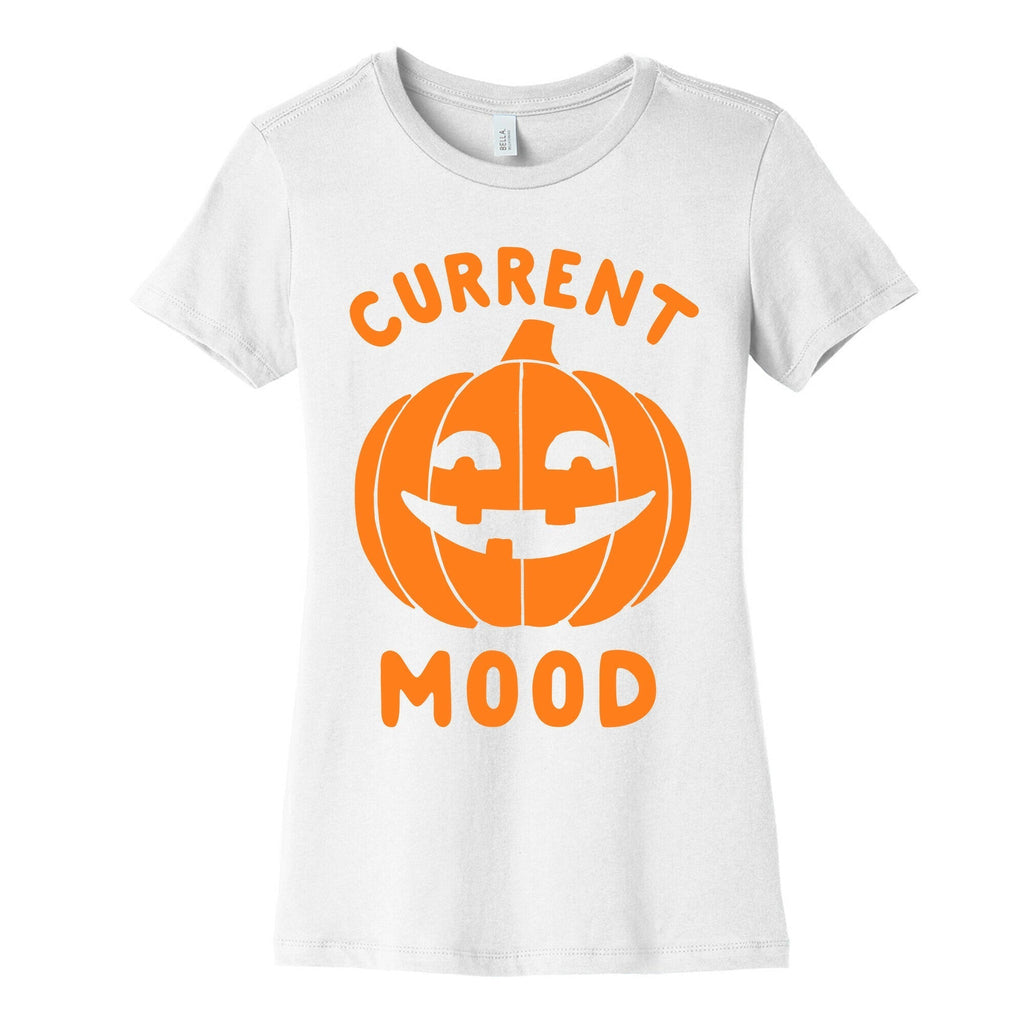 Current Mood: Halloween Women's Cotton Tee Hoodie, Sweatshirt | CoreVibeTees.com (Image 4)